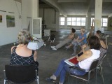 Kurs für großformatiges Malen 2015